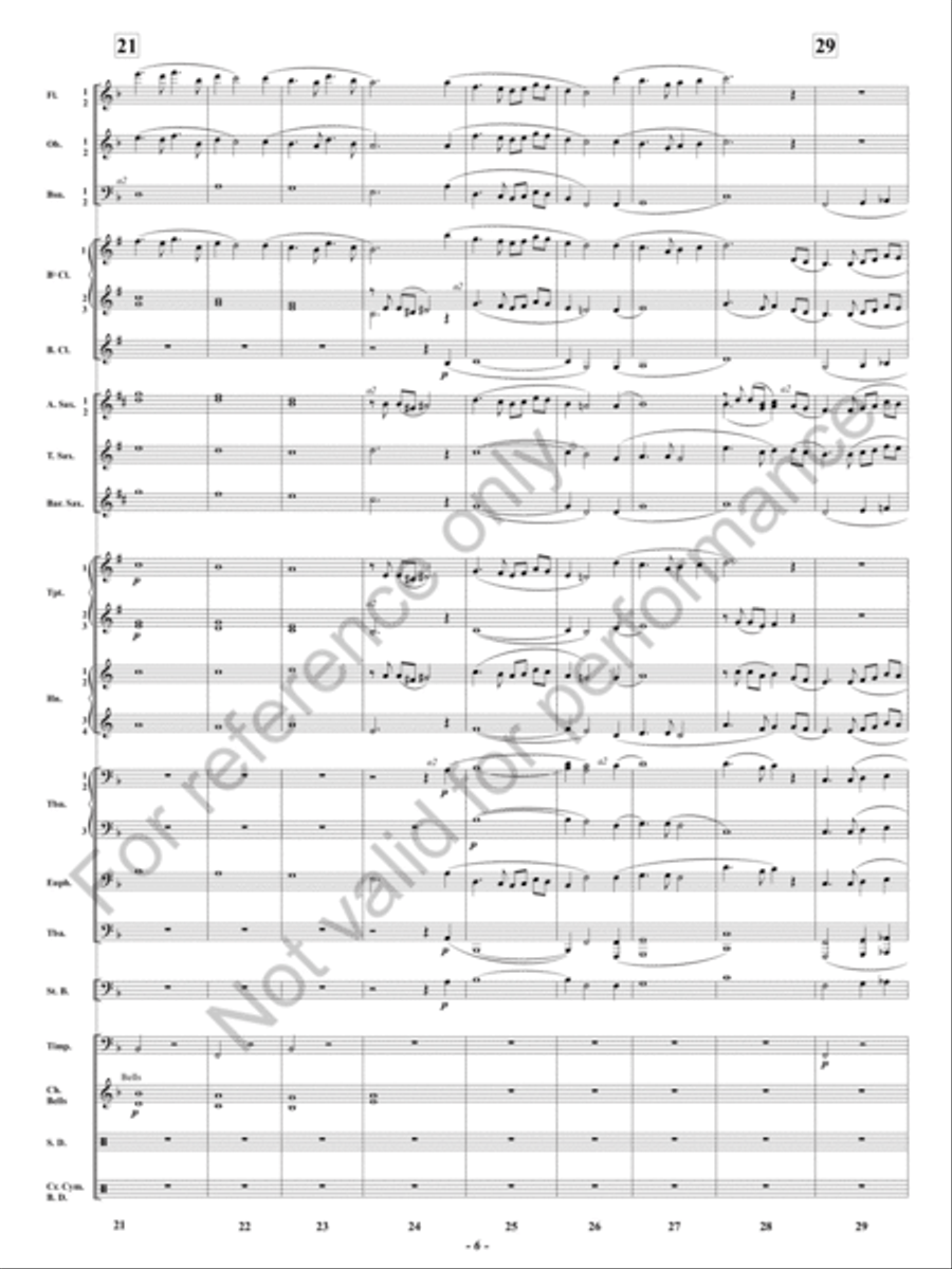 To Those Who Dream Concert Band scores gallery preview page 7