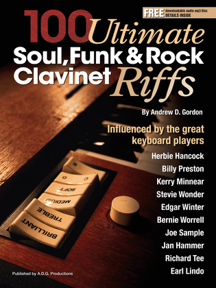 Book cover for 100 Ultimate Soul, Funk and Rock Clavinet Riffs