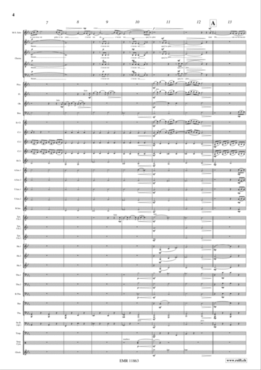 Ave Maria Ave Maria 4-Part scores gallery preview page 4