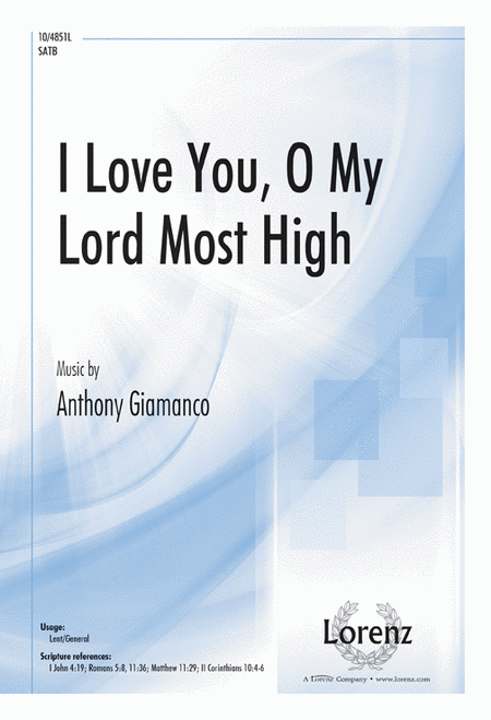 I Love You, O My Lord Most High