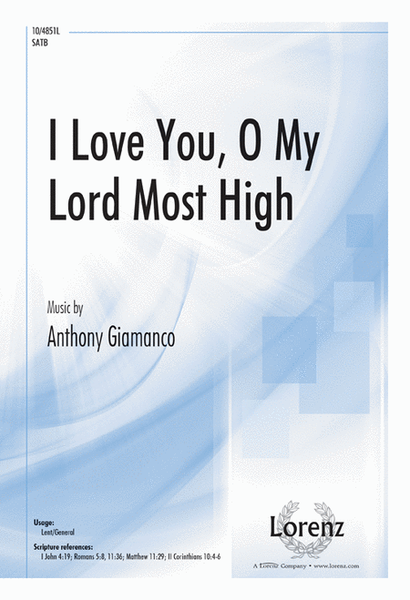 I Love You, O My Lord Most High image number null