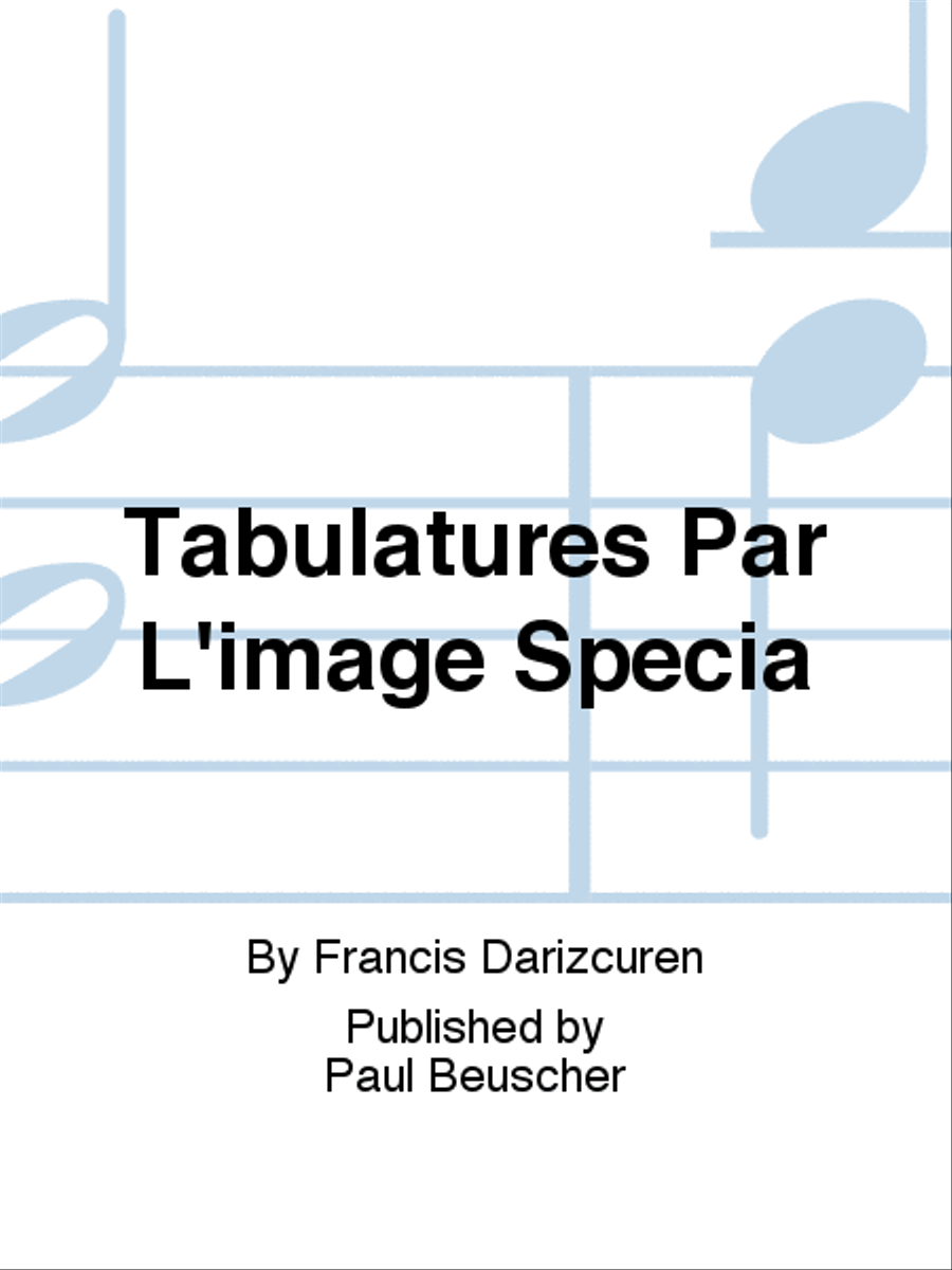 Tabulatures Par L'image Specia
