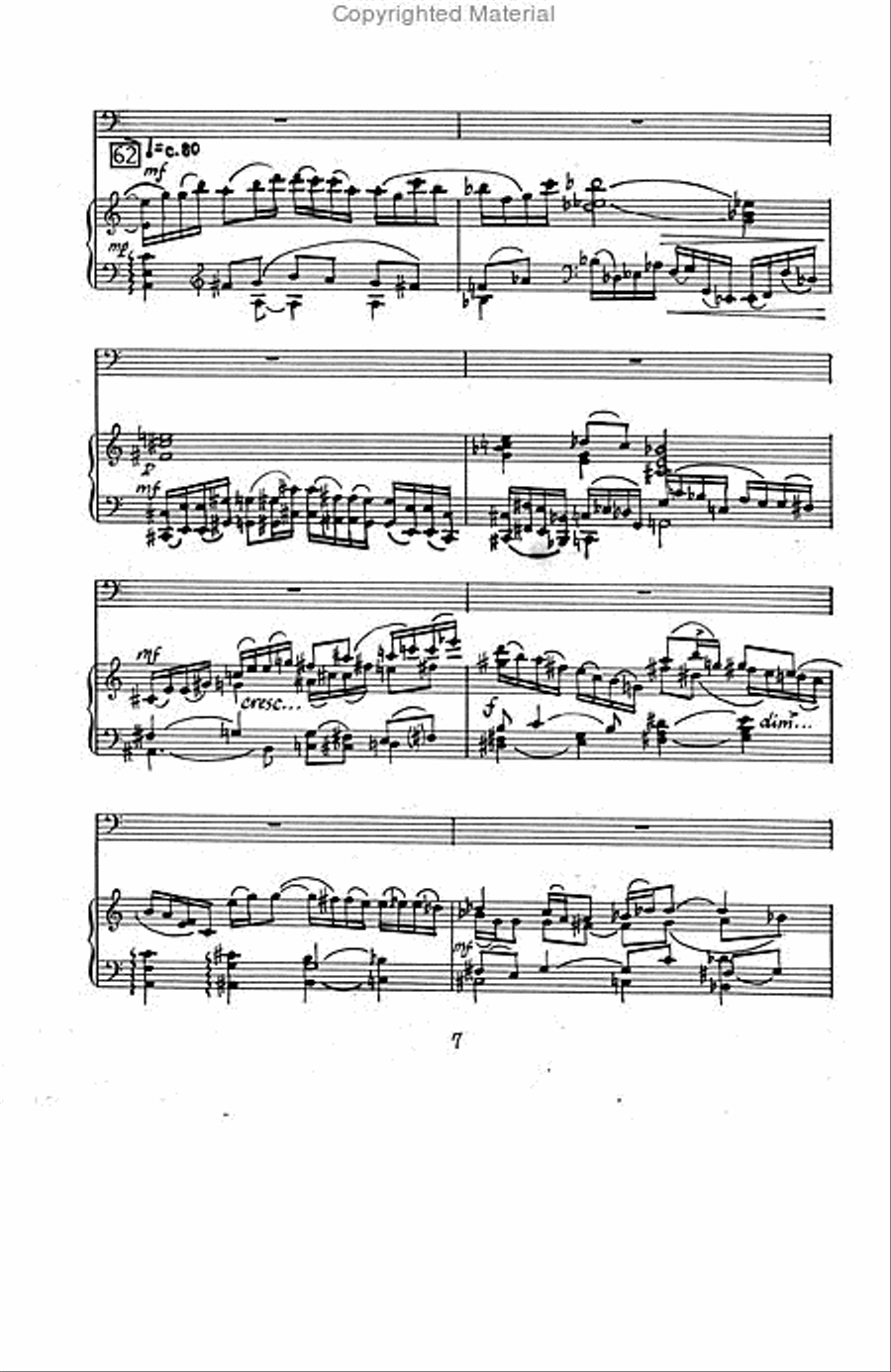 Concerto for Euphonium Euphonium scores gallery preview page 8