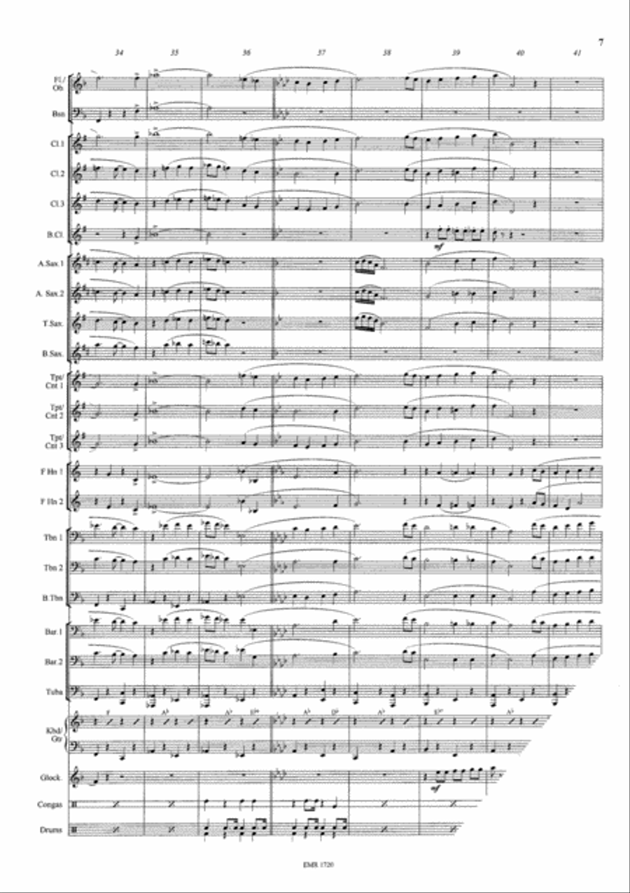 L'important, c'est la Rose Concert Band scores gallery preview page 8