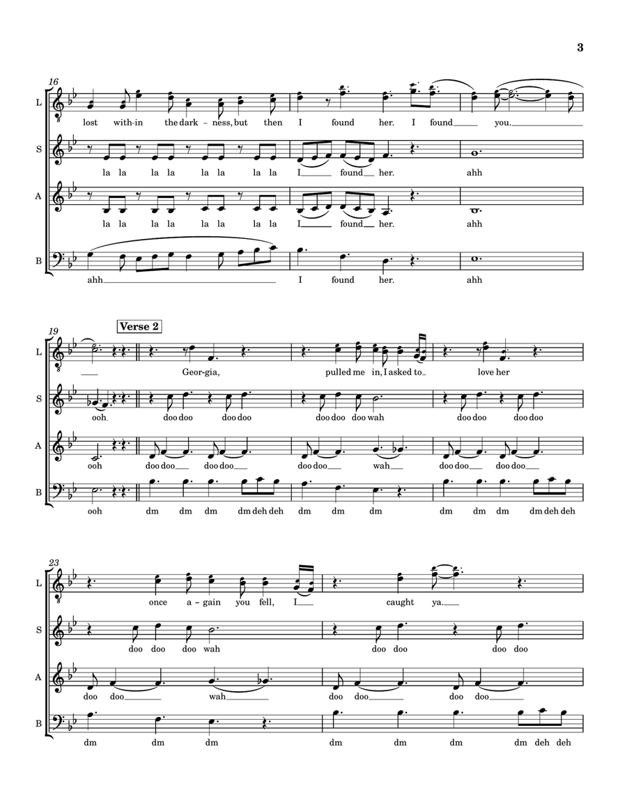 Until I Found You 3-Part scores gallery preview page 4
