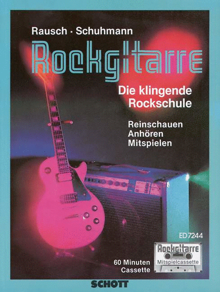 Rockgitarre Book And Cassette