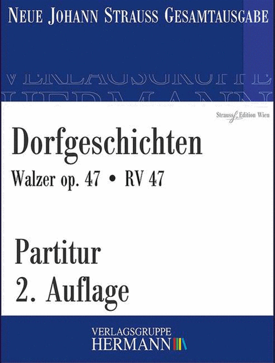 Dorfgeschichten op. 47 RV 47 Orchestra scores gallery preview page 1