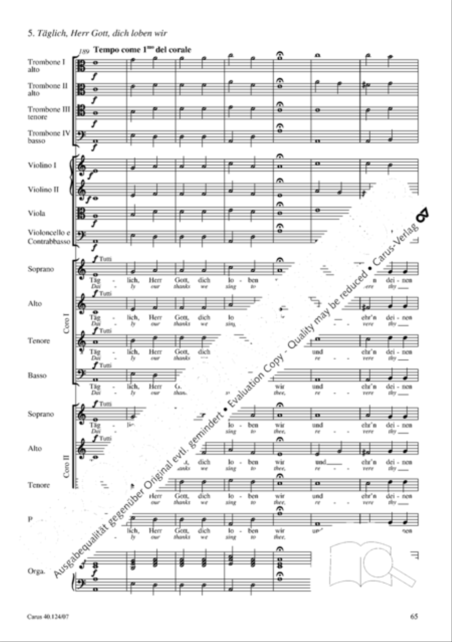Kyrie in d + Herr Gott, dich loben wir Orchestra scores gallery preview page 66