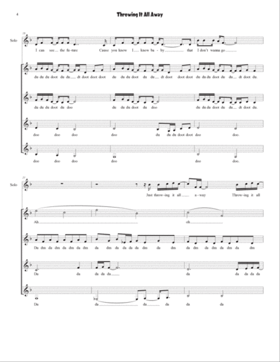 Throwing It All Away Throwing It All Away SSAA scores gallery preview page 4