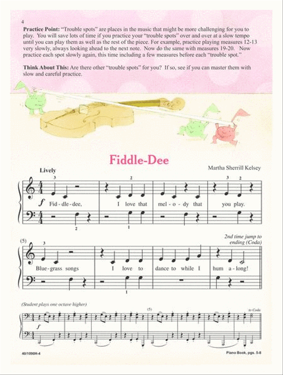Master Class Series - Level 1A Piano Method scores gallery preview page 4