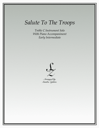 Book cover for Salute To The Troops (treble C instrument solo)