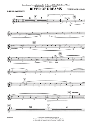 River of Dreams: B-flat Tenor Saxophone