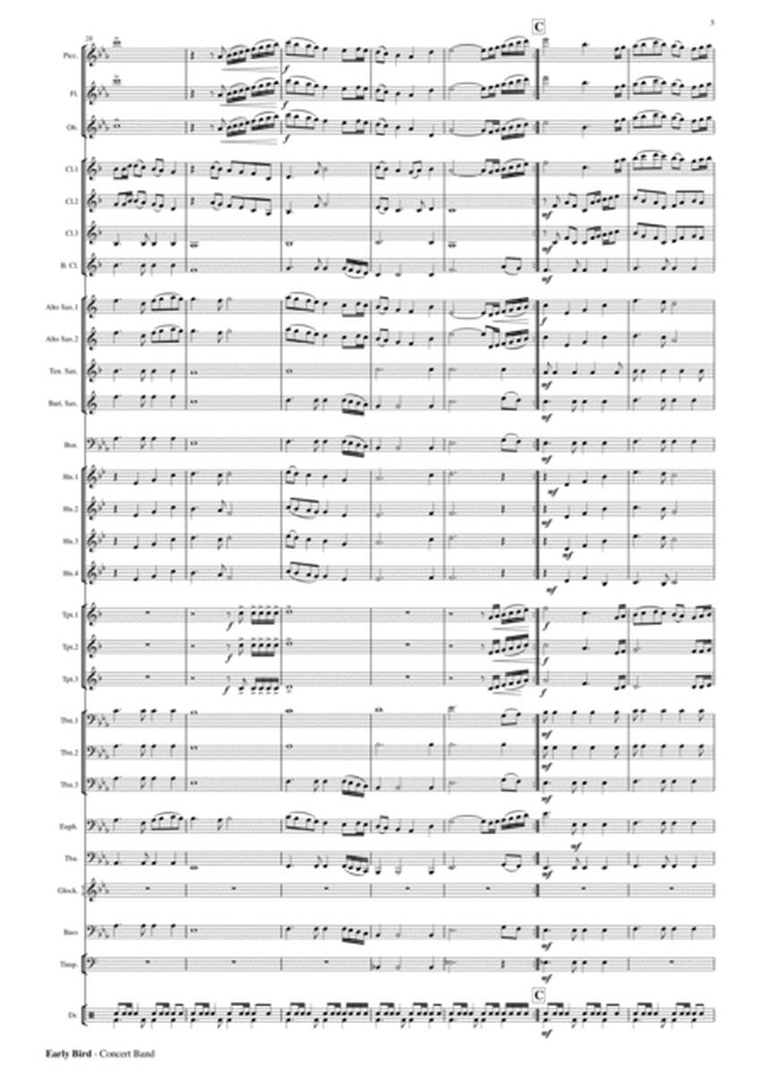 Early Bird - Concert Band Score and parts PDF image number null
