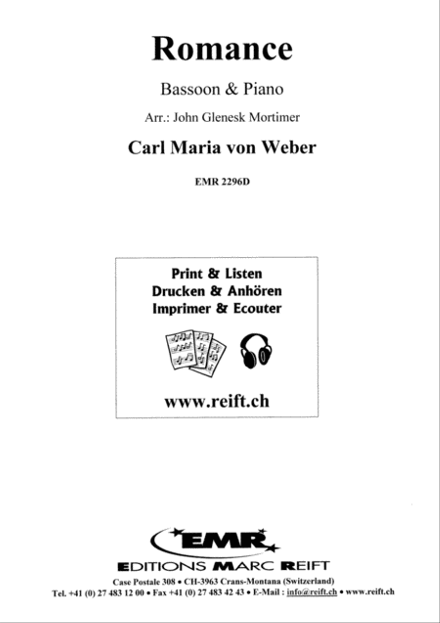 Romance Bassoon Solo scores gallery preview page 2