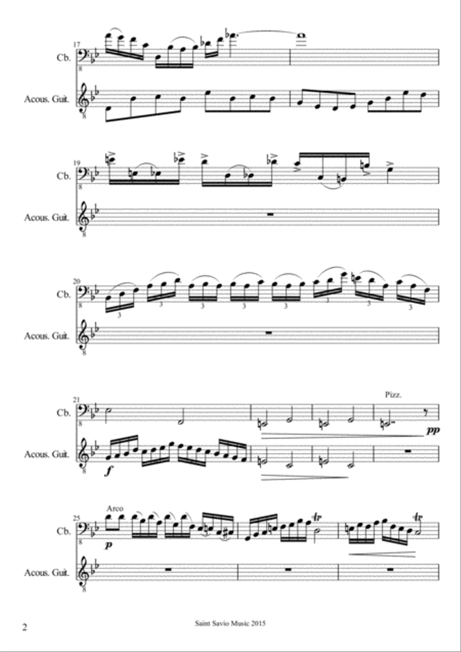 Prayer Prayer String Duet scores gallery preview page 2