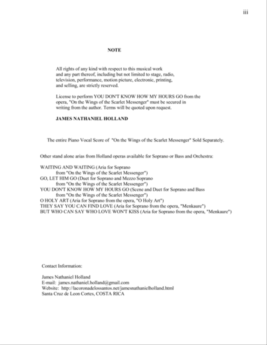 When there is my mansion by the Sea... Opera On the Wings of the Scarlet Messenger Orchestra Accompa Full Orchestra scores gallery preview page 3