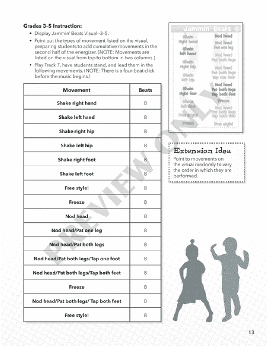 Rhythm and Beats for Hands and Feet CD scores gallery preview page 6