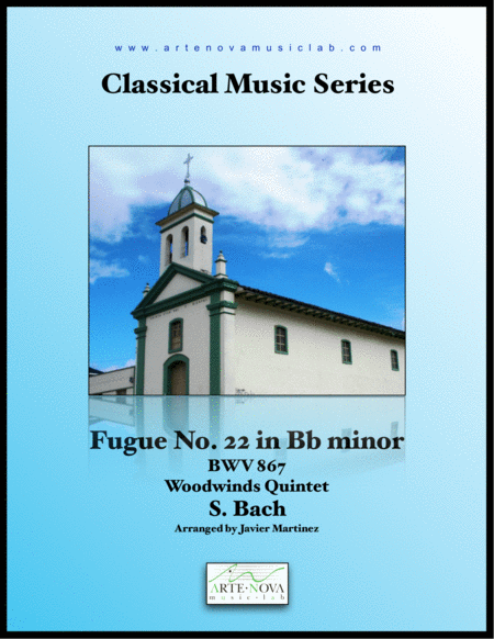 Fugue No. 22 in Bb minor BWV 867- Woodwinds Quintet image number null