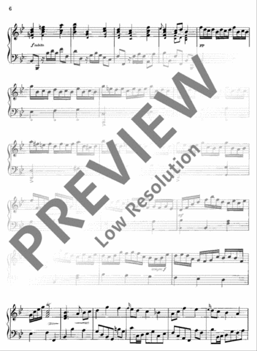 Theme and Variations Harp scores gallery preview page 7