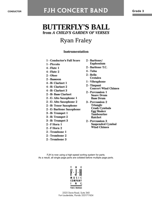 Butterfly's Ball: Score