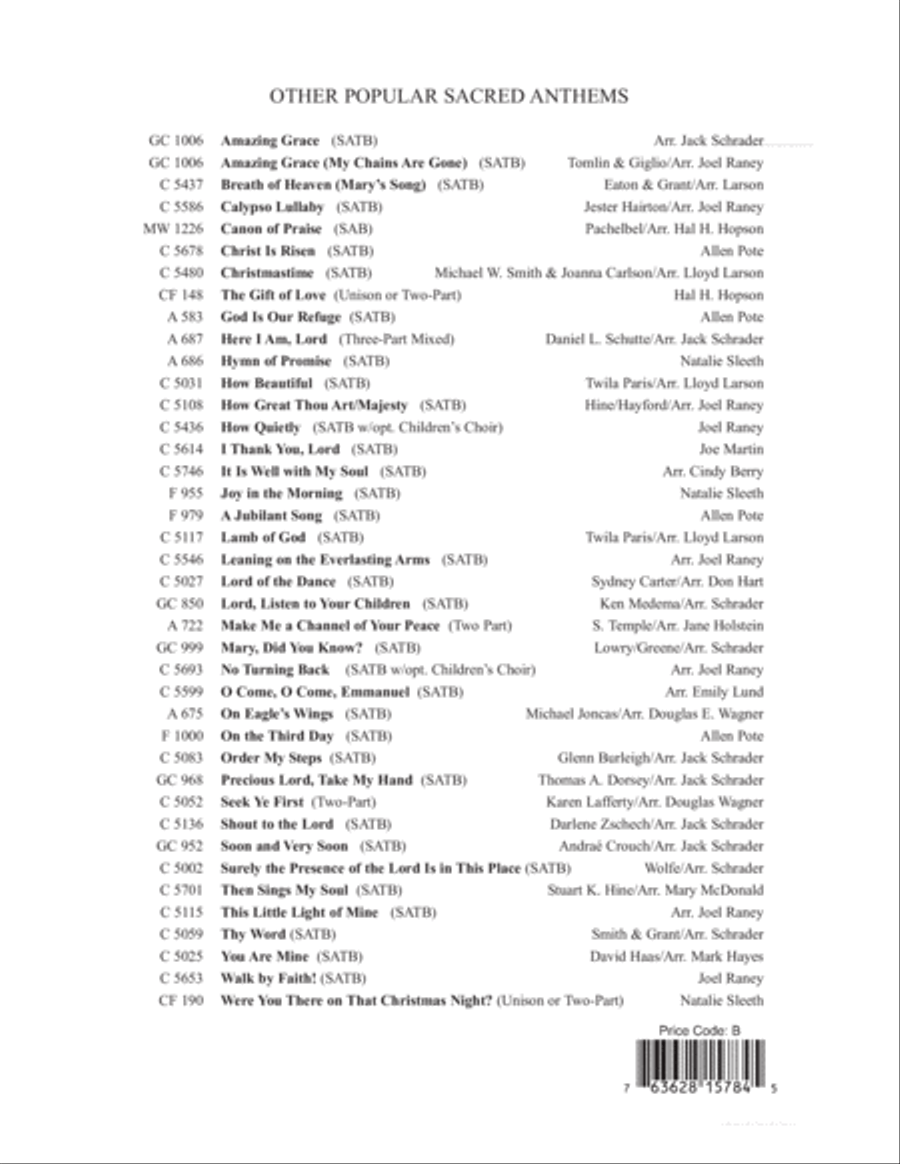 Alleluia Alleluia 4-Part scores gallery preview page 9