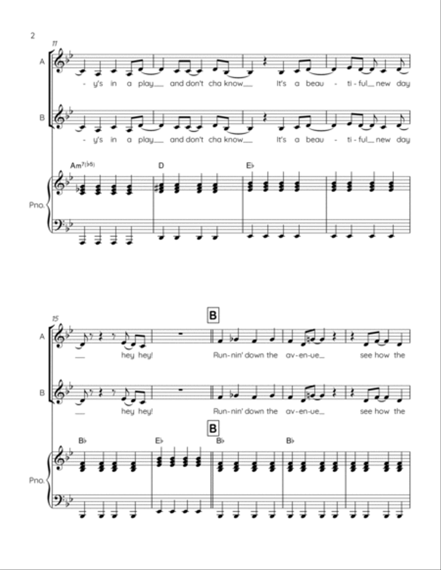 Mr. Blue Sky 2-Part scores gallery preview page 4
