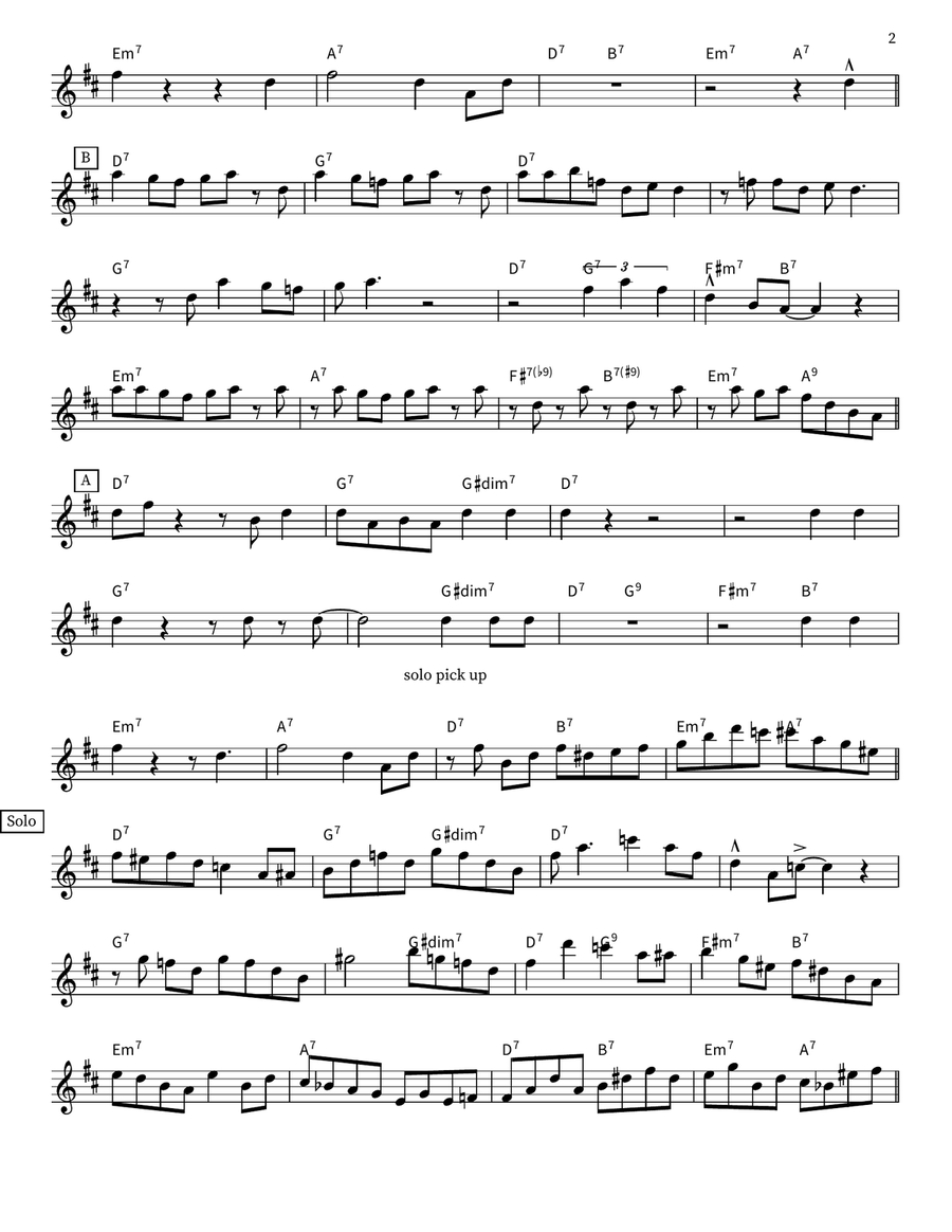 Route 66 Alto Saxophone scores gallery preview page 2