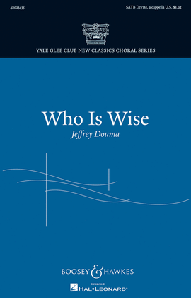 Book cover for Who Is Wise