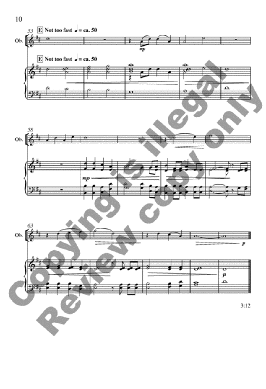 And I For You from For a Breath of Ecstasy 4-Part scores gallery preview page 10