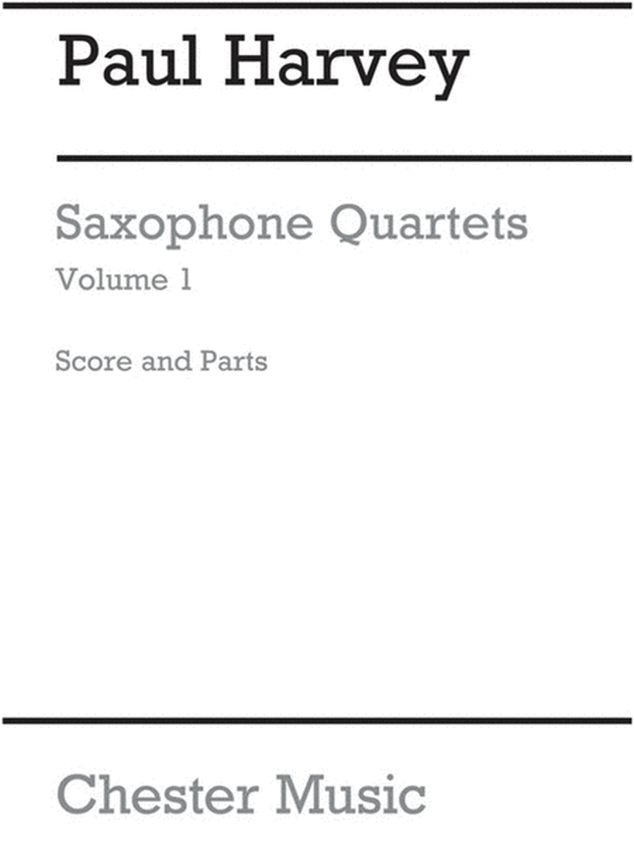 Harvey Saxophone Quartets Book 1(Arc)