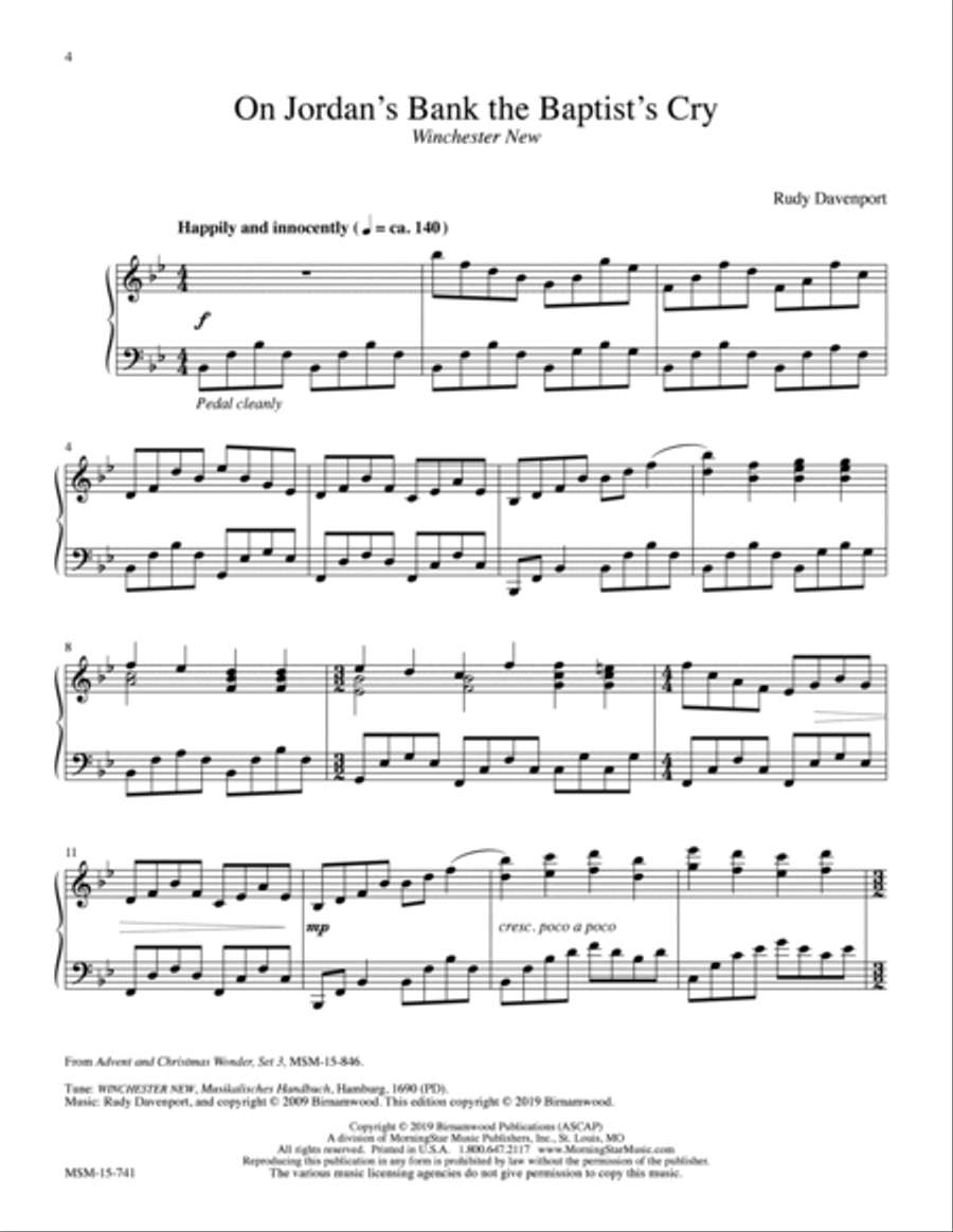 Amid the Cold of Winter Amid the Cold of Winter Piano Solo scores gallery preview page 4