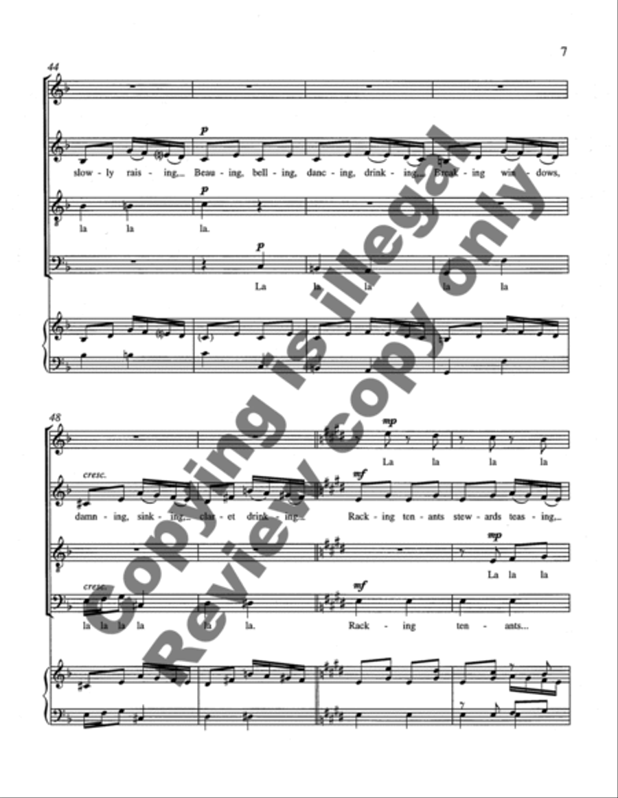 Rakes of Mallow 4-Part scores gallery preview page 10
