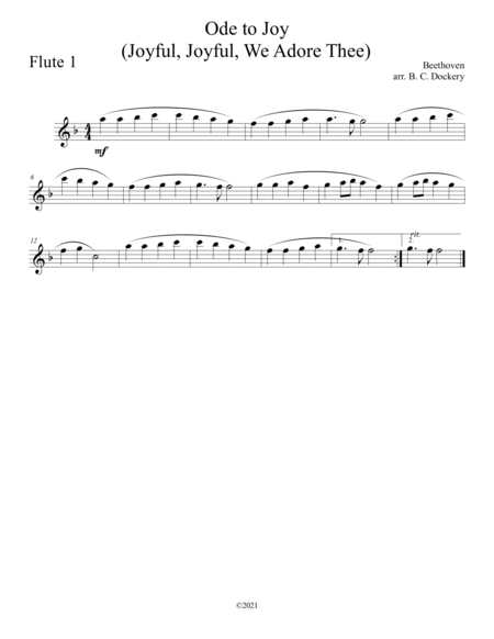 10 Easter Duets for 2 Flutes and Piano - Volume 1 image number null