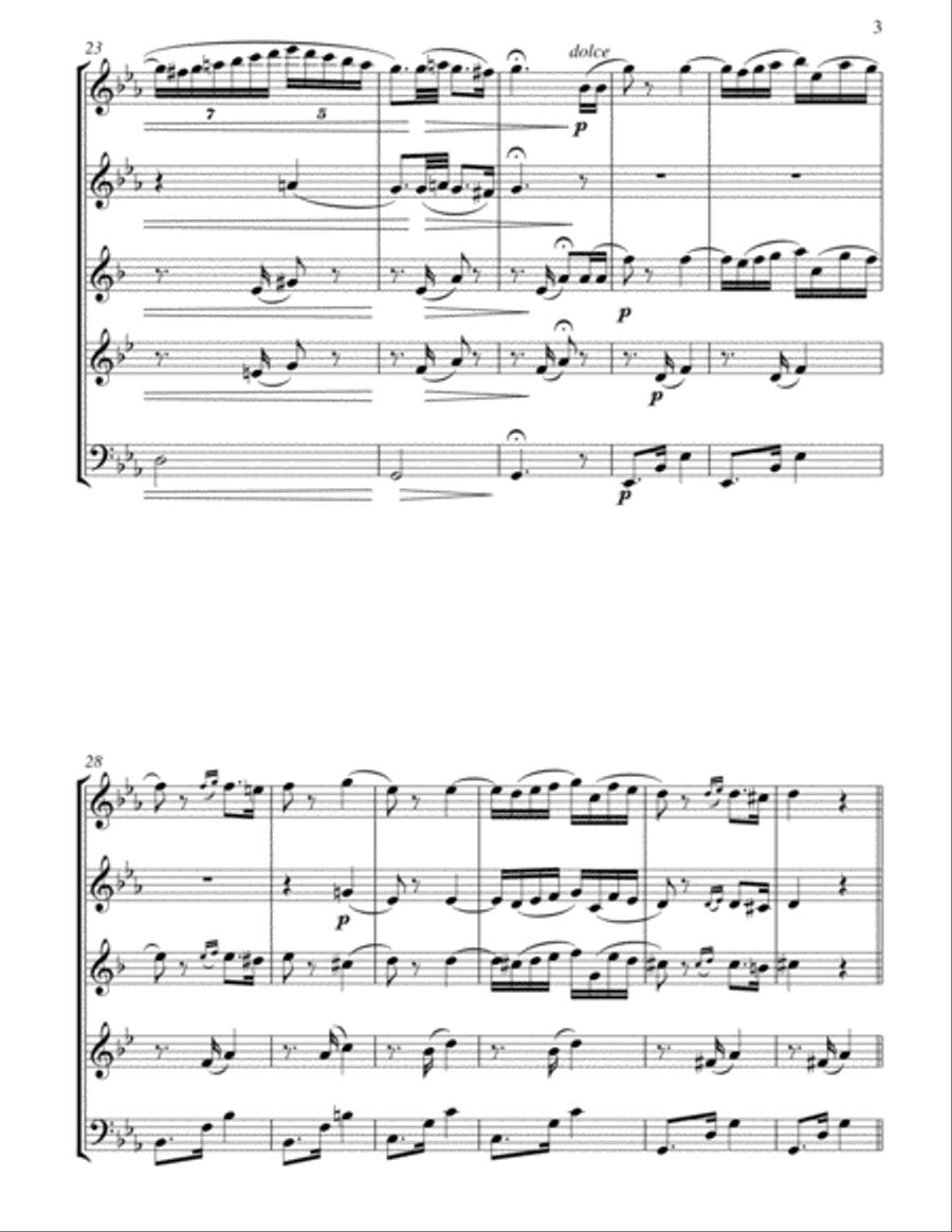Themes From Hungarian Rhapsody, No. 2: Wind Quintet Woodwind Quintet scores gallery preview page 4