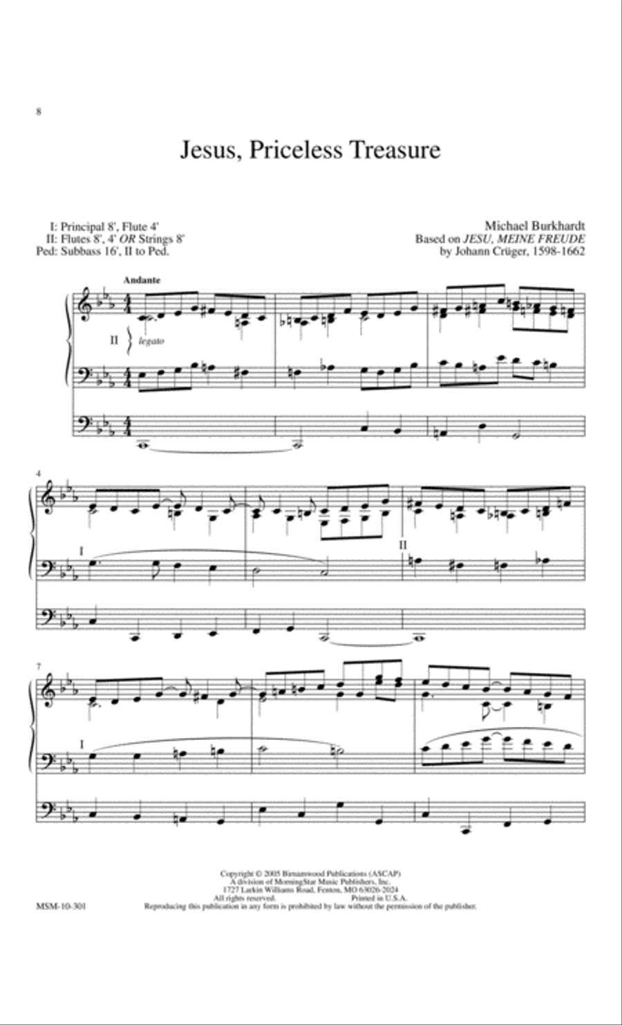 Thine the Glory Organ scores gallery preview page 5