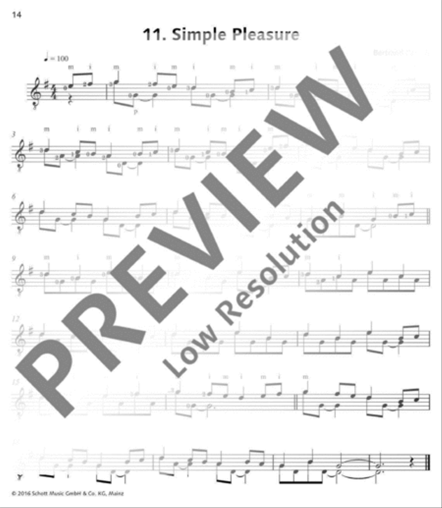 Progressive Etudes I Acoustic Guitar scores gallery preview page 15