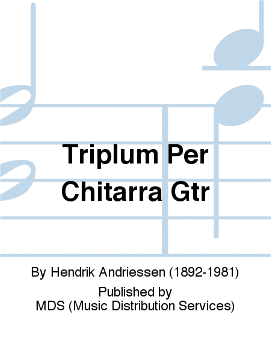 TRIPLUM PER CHITARRA Gtr Guitar scores gallery preview page 1