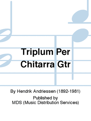 TRIPLUM PER CHITARRA Gtr