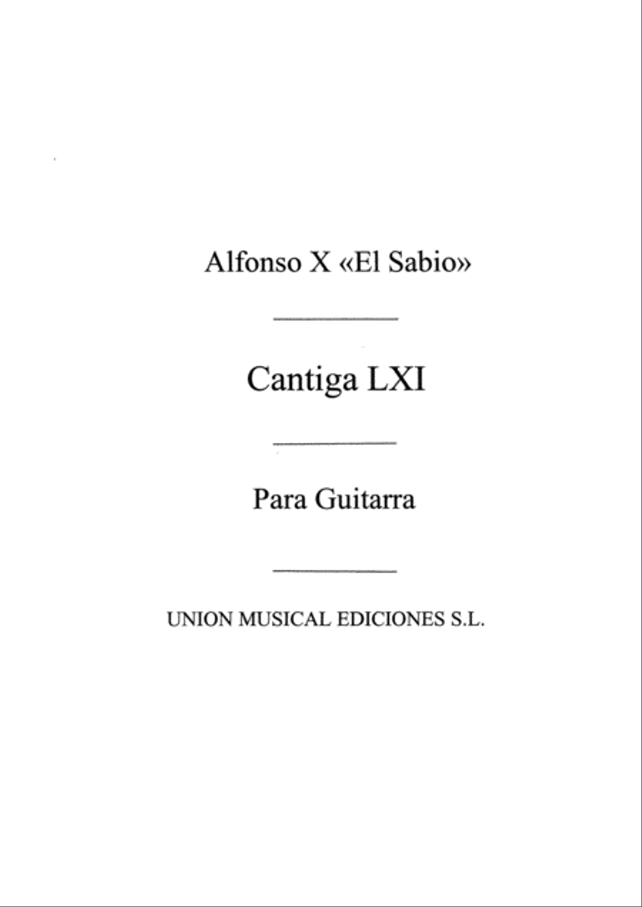 Cantiga Lx I Cantiga Lx I Acoustic Guitar scores gallery preview page 1