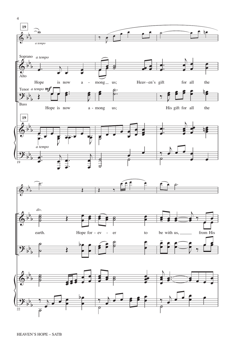 Heaven's Hope 4-Part scores gallery preview page 3
