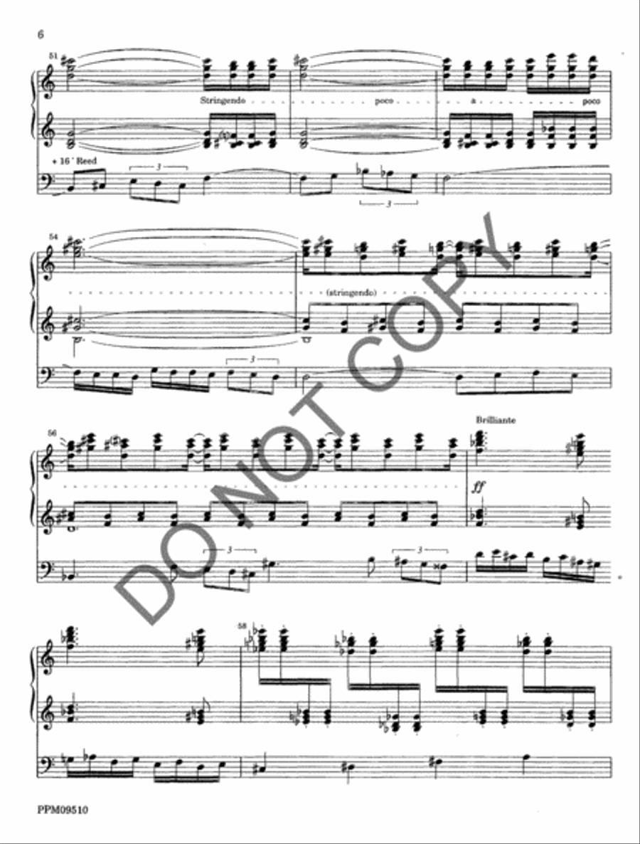 In Paradisum Organ scores gallery preview page 9