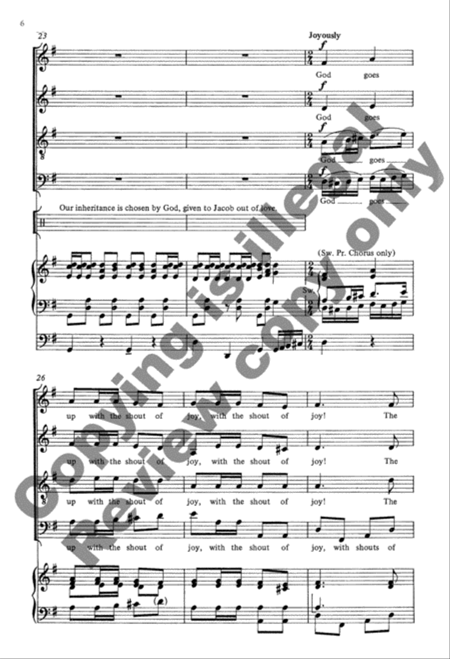 Psalm 47 4-Part scores gallery preview page 11