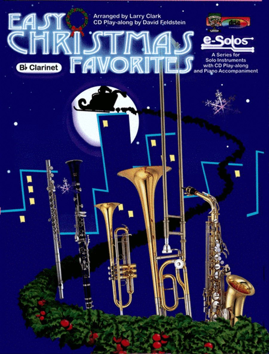 Easy Christmas Favorites B-Flat Clarinet scores gallery preview page 1