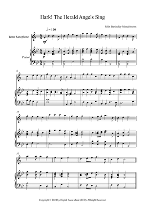 Hark! The Herald Angels Sing, Felix Bartholdy Mendelssohn (Tenor Sax + Piano)
