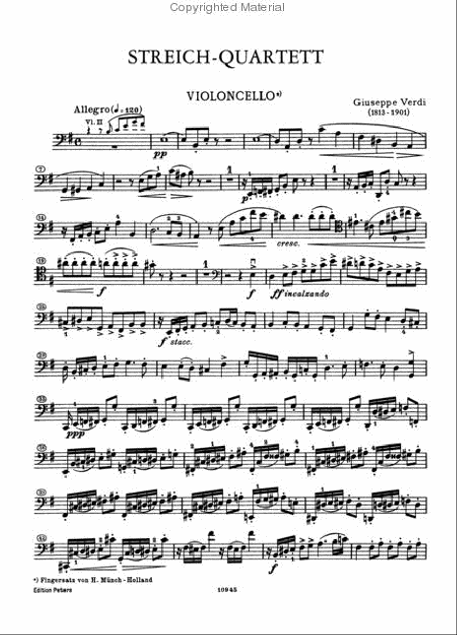 String Quartet in E minor String Quartet scores gallery preview page 3