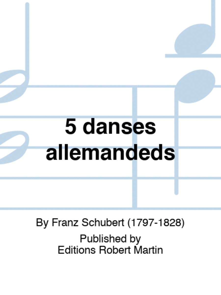 5 danses allemandeds