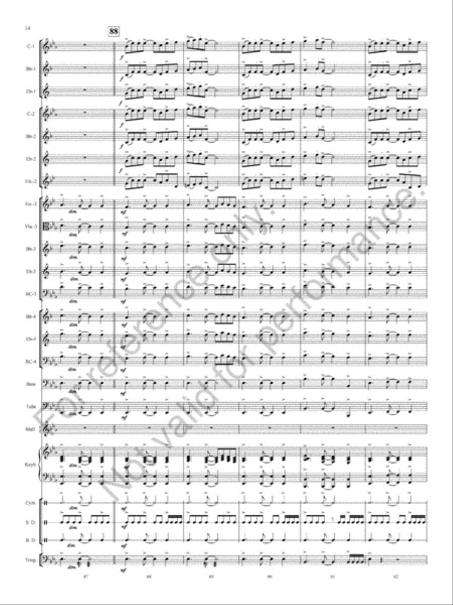 Ashland Park Concert Band scores gallery preview page 16