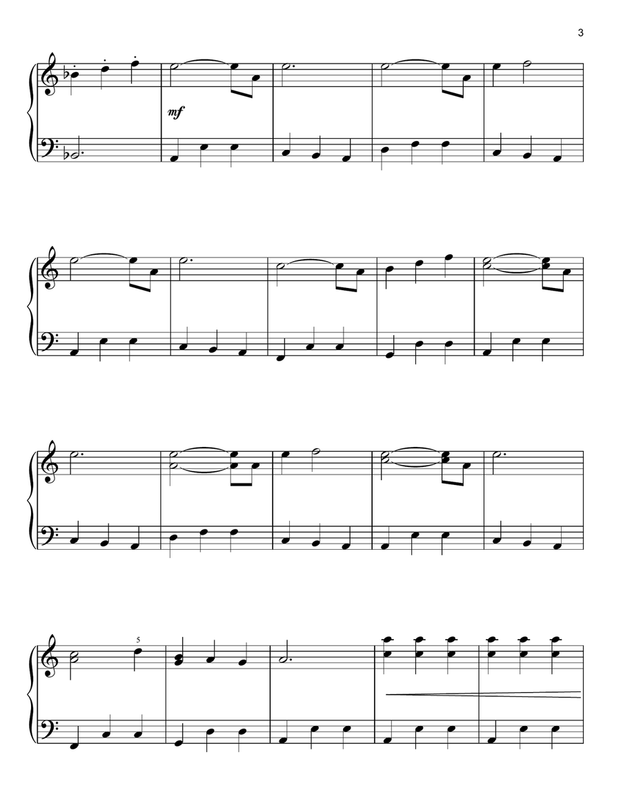 Spider-Man: No Way Home (Main Theme) Easy Piano scores gallery preview page 3