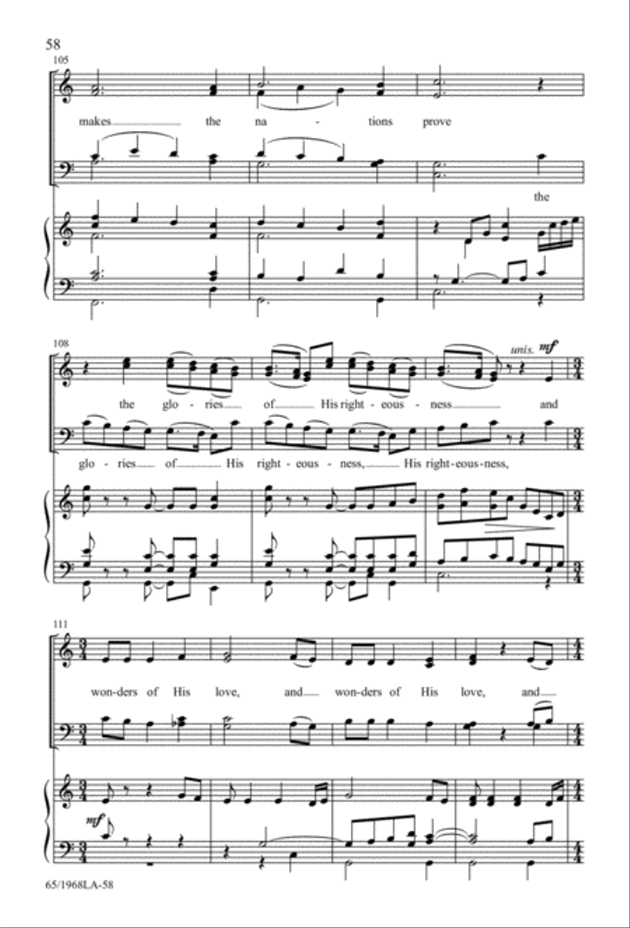 The Word Made Flesh 4-Part scores gallery preview page 60
