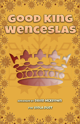 Book cover for Good King Wenceslas, Jazz Style, for Viola Duet
